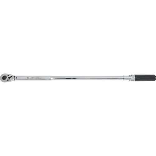 Micrometer Torque Wrench, Click, 3/4" Square Drive, 100 - 600 ft-lbs./152.6 - 830.6 N.m Action Paper