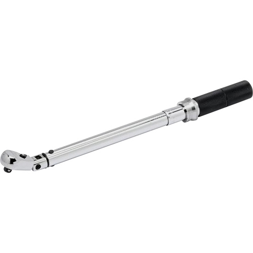 Micrometer Torque Wrench, Click, 3/8" Square Drive, 10.17 - 105.1 N.m/5 - 75 ft-lbs. Action Paper