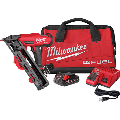 N&eacute;cessaire de clouage M18 Fuel pour clous de finition de calibre 15, 18 V, Lithium-ion Action Paper