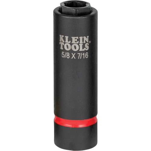 2-in-1 Socket, Impact, 7/16", 5/8" Drive, 6 Points Action Paper