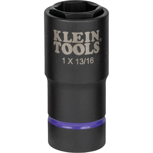 2-in-1 Socket, Impact, 13/16", 6 Points Action Paper