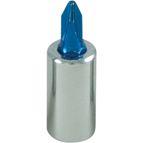 Douille tournevis &agrave; embout bleu, Phillips, #2, Prise 1/4" Action Paper