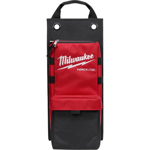 Sac pour sertisseur/coupe-c&acirc;bles polyvalent, Nylon, 2 pochettes, Noir/Rouge Action Paper