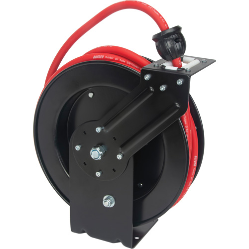 Hose Reel, Air/Water, 3/8" x 35', Single Hose, 300 psi Action Paper