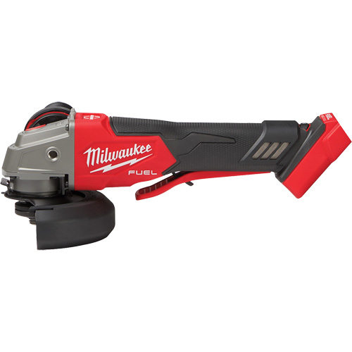 Meuleuse &agrave; frein &agrave; vitesse variable avec interrupteur &agrave; glissi&egrave;re non verrouillable M18 Fuel, 18 V, Mandrin 5"/4-1/2", Lithium-ion Action Paper