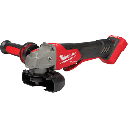 Meuleuse &agrave; frein &agrave; vitesse variable avec interrupteur &agrave; glissi&egrave;re non verrouillable M18 Fuel, 18 V, Mandrin 5"/4-1/2", Lithium-ion Action Paper