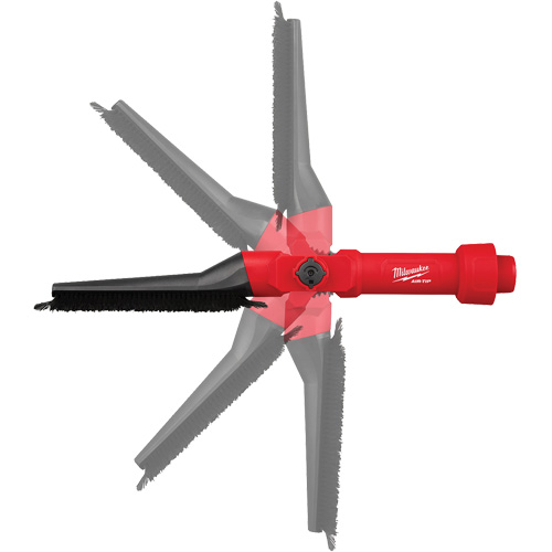 Air-Tip Low-Profile Pivoting Brush Tool Action Paper