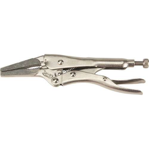 Locking Pliers with Wire Cutter, 6-1/2" Length, Long Nose Action Paper
