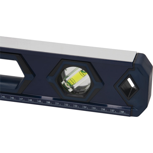 High-Accuracy Level, Box, 2' L, Aluminum, 3, Non-Magnetic Action Paper
