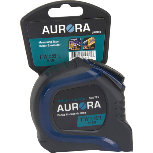 Tape Measure, 1" x 25', Imperial/Imperial & Metric Graduations Action Paper