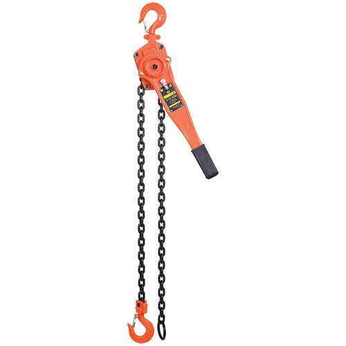 VLP Series Lever Chain Hoist, 10' Lift, 3000 lbs. (1.5 tons) Capacity Action Paper