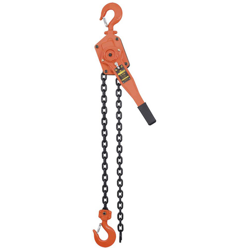 VLP Series Lever Chain Hoist, 10' Lift, 6600 lbs. (3 tons) Capacity Action Paper