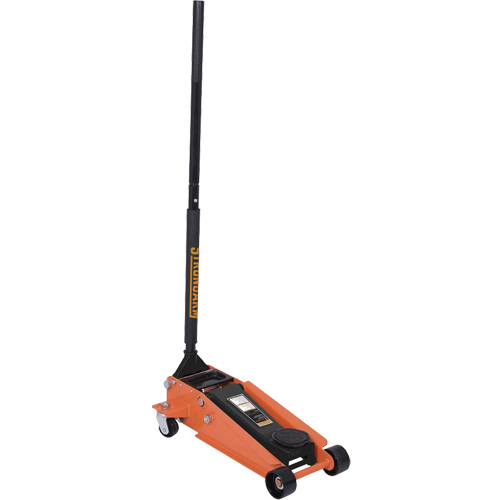 953D 2XP Floor Jack, 3 Ton(s) Capacity, 4-7/10" Lowered, 18-1/10" Raised, Manual Hydraulic Action Paper