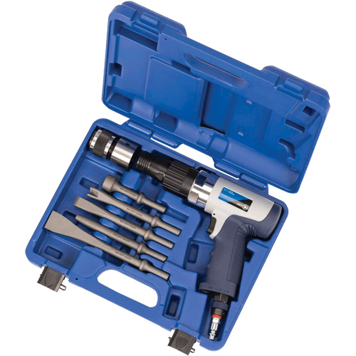 AH200SHD 6-Piece Super Heavy-Duty Air Hammer Kit, 3.7 CFM, 1/4" NPT, 2000 BPM Action Paper