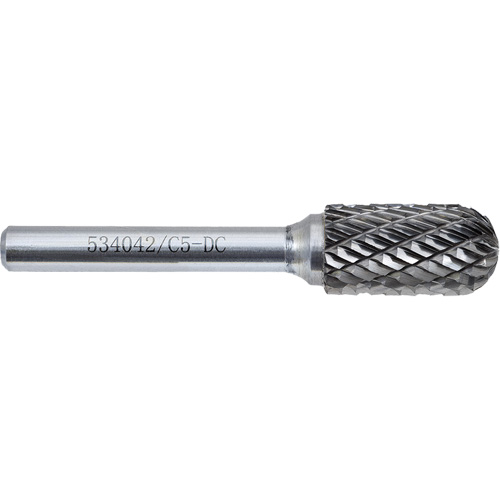 C5-DC Jet-Kut&reg; GP Carbide Burr, 1/2" Dia., 1" Depth of Cut Action Paper