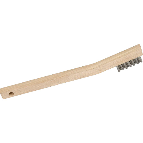 3MHSS Mini brosse &agrave; gratter en fil m&eacute;tallique, Acier inoxydable, 3 x 7 rangs de fils, Longueur 7-3/4" Action Paper