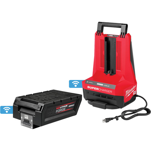 Ensemble bloc-pile HD12.0 MX Fuel RedLithium Forge et super chargeur Action Paper