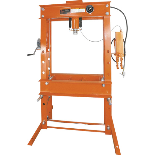 Heavy-Duty Shop Presses, 50 tons Capacity Action Paper