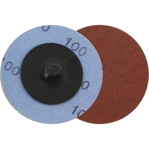 Cloth Backing  Sanding Discs for Die Grinders - Steel Application, 2" Dia., 100 Grit, Aluminum Oxide Action Paper