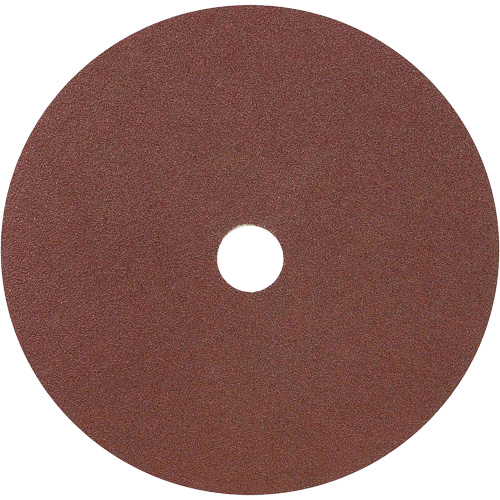 Resin Fibre Sanding Discs for Angle Grinders - Steel Application, 7" Dia., A60 Grit, Aluminum Oxide Action Paper