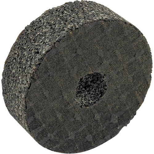 Straight Wheels for End Grinders, 1-1/2" x 1/2", 3/8" Arbor, Type 1 Action Paper