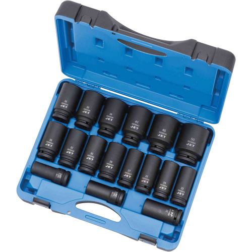 PS1734DM Socket Set, 17 Pcs, Impact, 3/4" Drive Size, Deep Action Paper