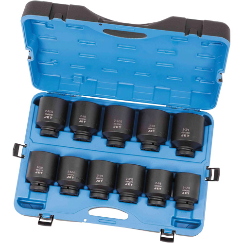 PS1101D Socket Set, 11 Pcs, Impact, 1" Drive Size, Deep Action Paper