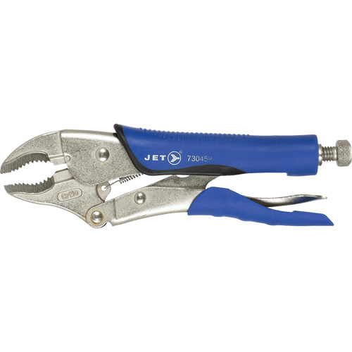 J10WRG Curved Jaw Locking Pliers, 10" Length, Curved Jaw Action Paper