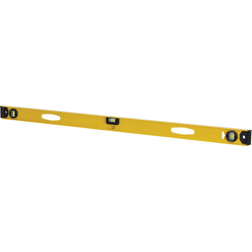 Level, I-Beam, 48" L, Aluminum, 3, Non-Magnetic Action Paper