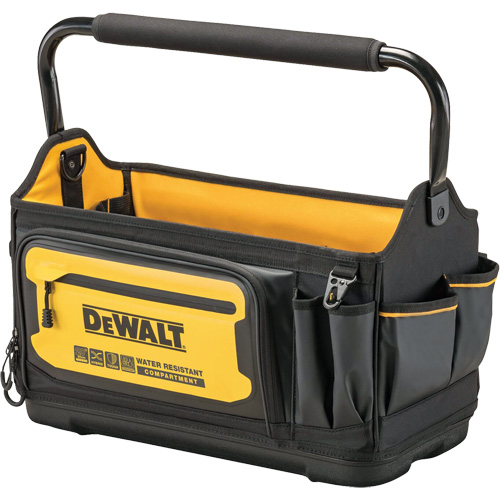 20” PRO Tool Tote, 36 Pockets, Black/Yellow Action Paper