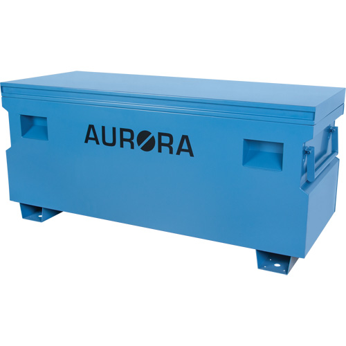 Jobsite Tool Box, 60" x 24" x 27-1/2", Steel, Blue Action Paper
