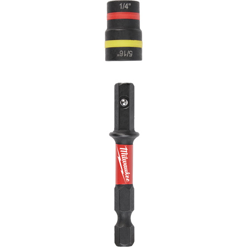 Shockwave Impact Duty Quik-Clear 2-in-1 Nut Drivers, 5/16"/1/4" Drive, 2-1/4" L, Magnetic Action Paper
