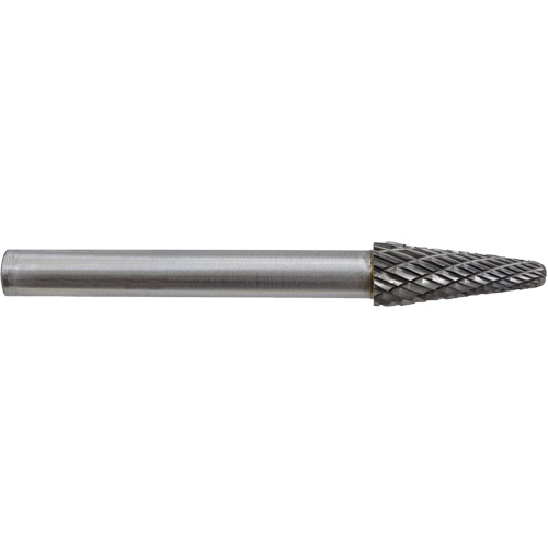 L2-DC JET-KUT Taper Shape Bur 9 (Radius End), 5/16" Dia. Action Paper