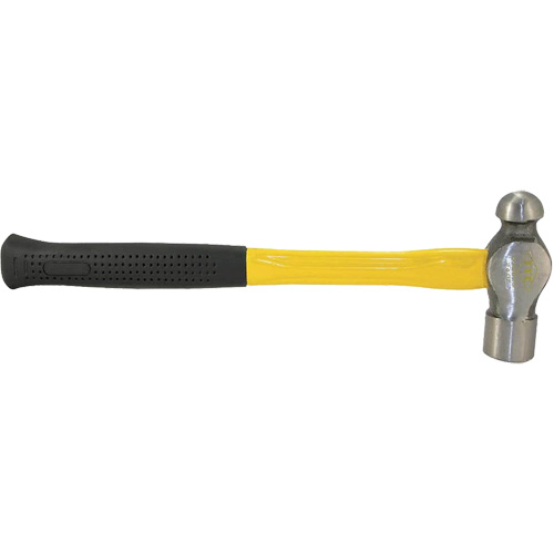IBP-24F Ball Pein Hammer, 24 oz. Head Weight, Plain Face, Fibreglass Handle Action Paper