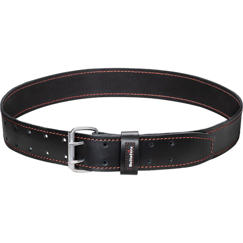 2" Work Belt, Leather, Black Action Paper