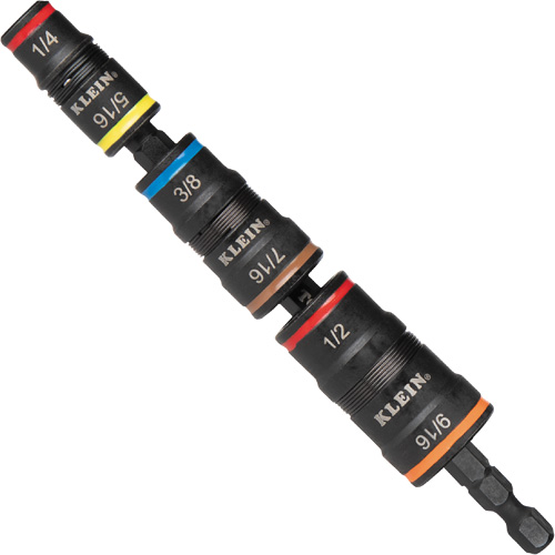 7-in-1 Flip Socket Set, 8 Pcs, Impact, 1/4'' Drive Size Action Paper