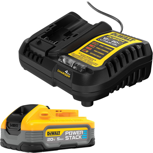 POWERSTACK Battery Kit, Lithium-Ion, 20 V, 5 Ah Action Paper