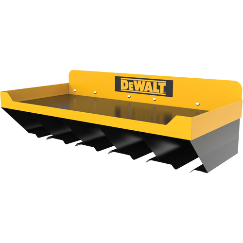Power Tool Storage Shelf Combo, Steel, Black/Yellow Action Paper