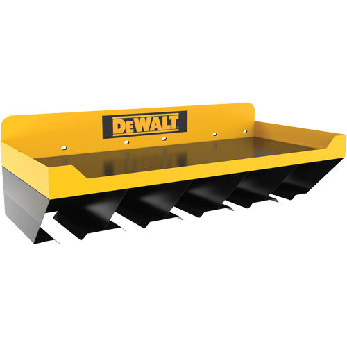 Power Tool Storage Shelf Combo, Steel, Black/Yellow Action Paper