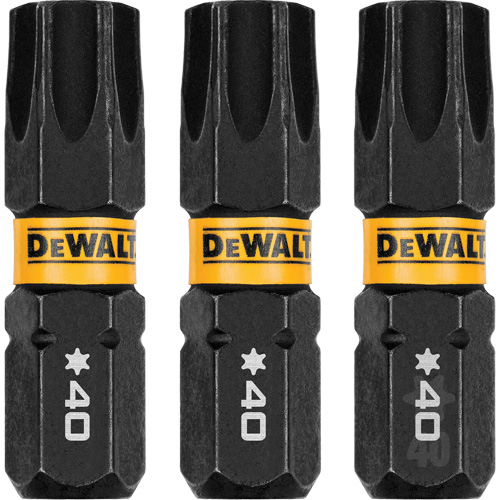 Forets pour tournevis &agrave; chocs FLEXTORQ 3 mcx, Torx, T-40, Prise 1/4" Action Paper