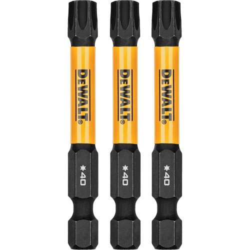 Forets pour tournevis &agrave; chocs FLEXTORQ 3 mcx, Torx, T-40, Prise 1/4" Action Paper