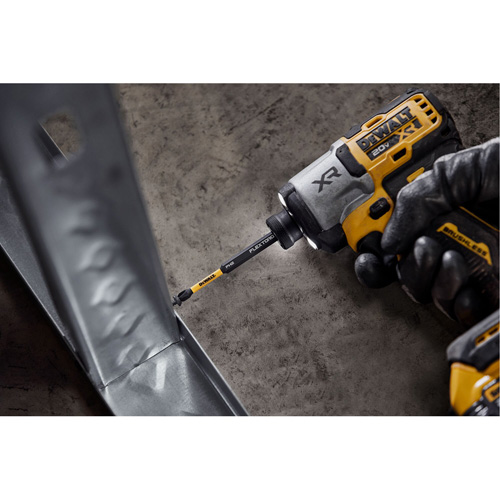 FLEXTORQ&reg; Impact Driver Bit, Phillips, #2 Tip, 1/4" Drive Size, 3-1/2" Length Action Paper