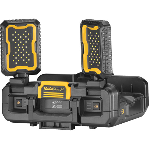 Baladeuse ajustable ToughSystem 2.0 avec rangement, 16" x 11" x 14", Noir/Jaune Action Paper