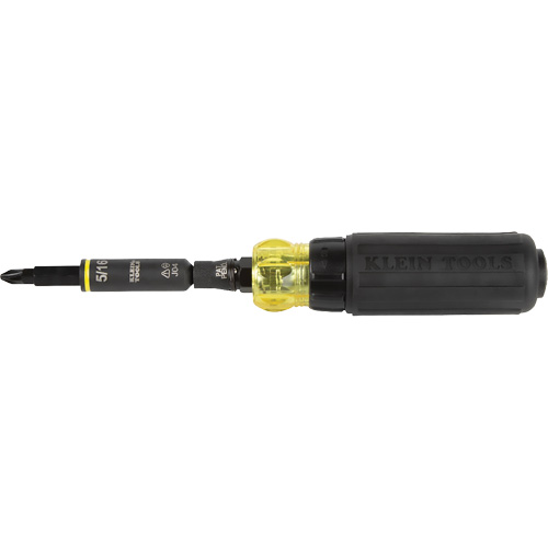 11-in-1 Ratcheting Impact Rated Screwdriver & Nut Driver Action Paper