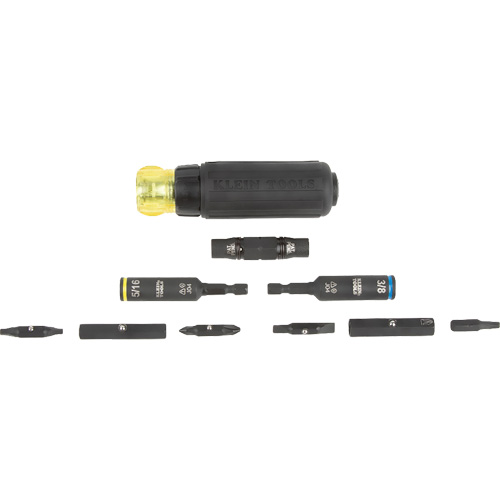 11-in-1 Ratcheting Impact Rated Screwdriver & Nut Driver Action Paper