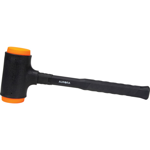 Dead Blow Hammer, 45 oz. Head Weight, Polyurethane Face, Fibreglass Handle, 13" L Action Paper