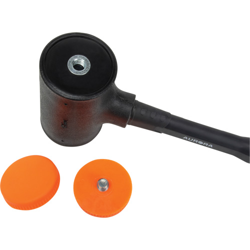 Dead Blow Hammer, 45 oz. Head Weight, Polyurethane Face, Fibreglass Handle, 13" L Action Paper