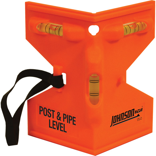 Poteau orange et niveau de tuyau Action Paper