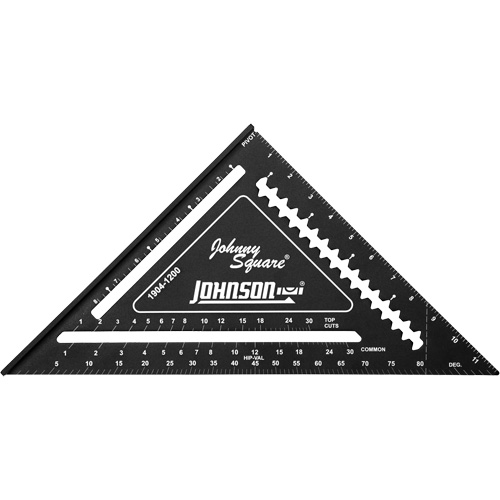 &eacute;querre de charpente 12" Johnny Square Professional Easy-Read Action Paper
