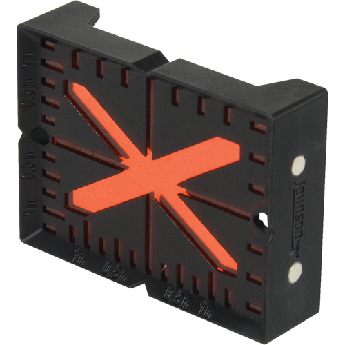 Red Magnetic Laser Target Action Paper
